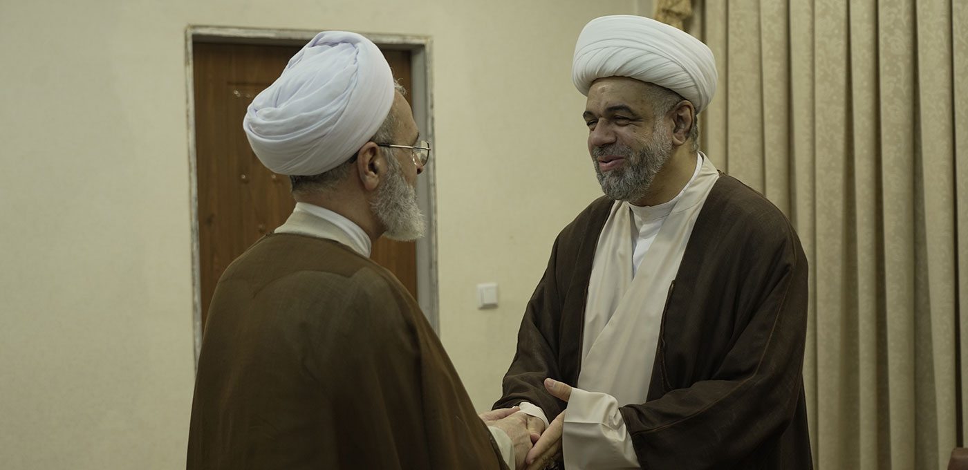 سماحة الشيخ الدقاق يلتقي مع مدير الحوزات العلمية في الجمهورية الإسلامية الإيرانية